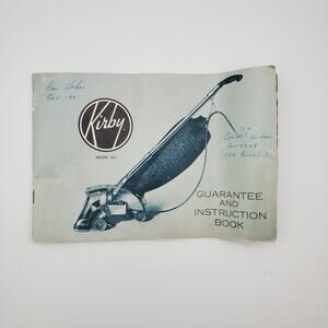 Vtg KIRBY Model 561 Vaccum Cleaner INSTRUCTION BOOK Owners MANUAL